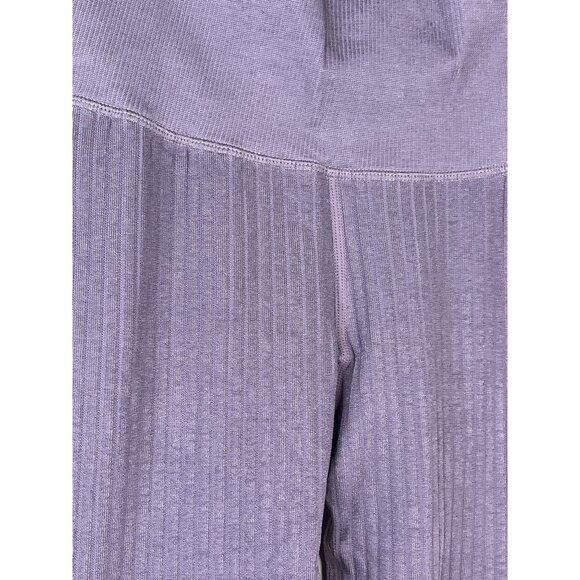 Good American Ribbed Leggings NWT Size 1/2 Dusty Violet Compression Yoga Pants - Picture 5 of 13